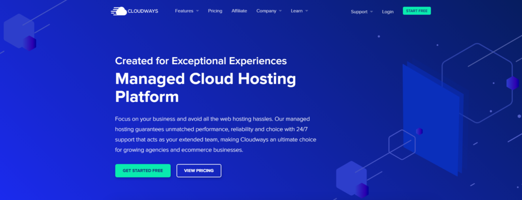 web cloudways hosting