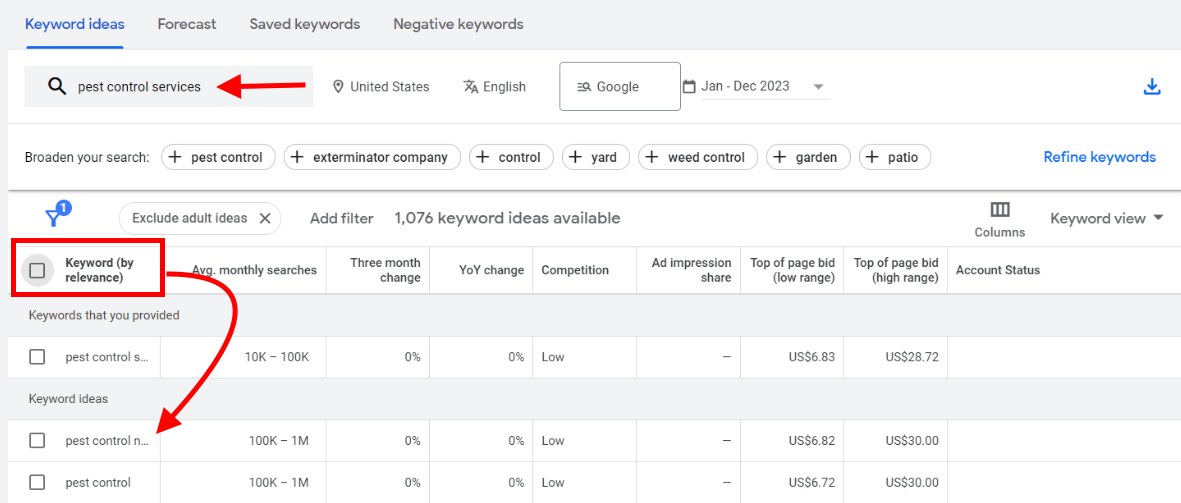 Keyword Research Checklist