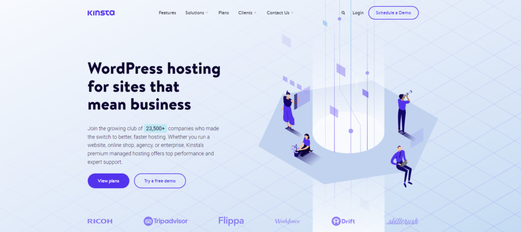 web kinsta hosting